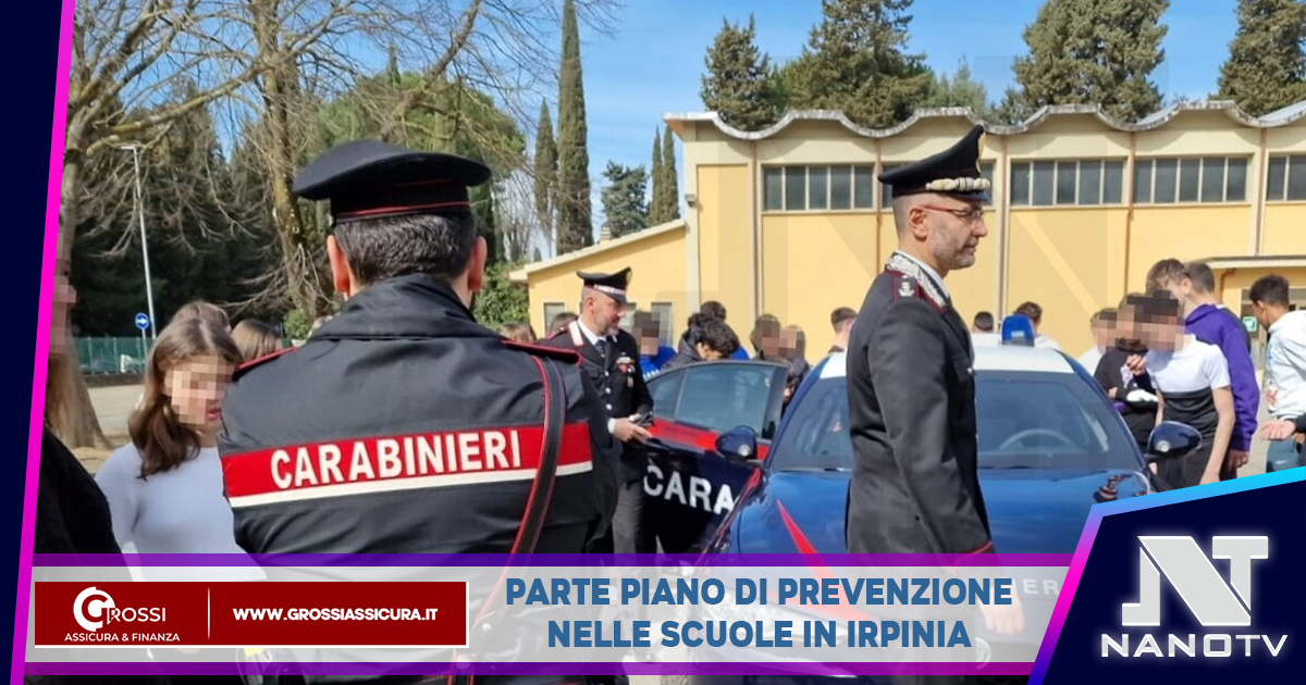 Parte piano di prevenzione nelle scuole in Irpinia