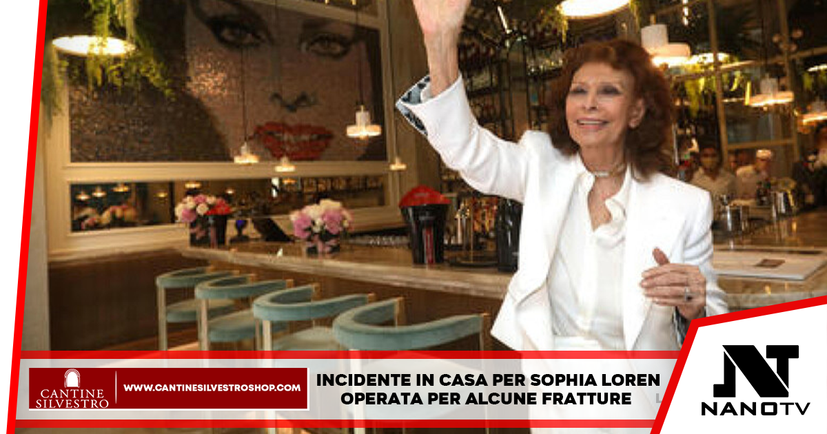 Ginevra, Svizzera: Sophia Loren cade nella sua casa a Ginevra, annullati gli impegni previsti a bari