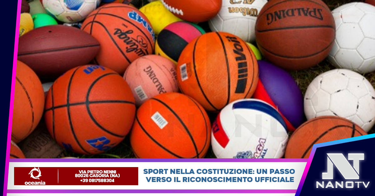 Oggi lo Sport è nella nostra Carta costituzionale