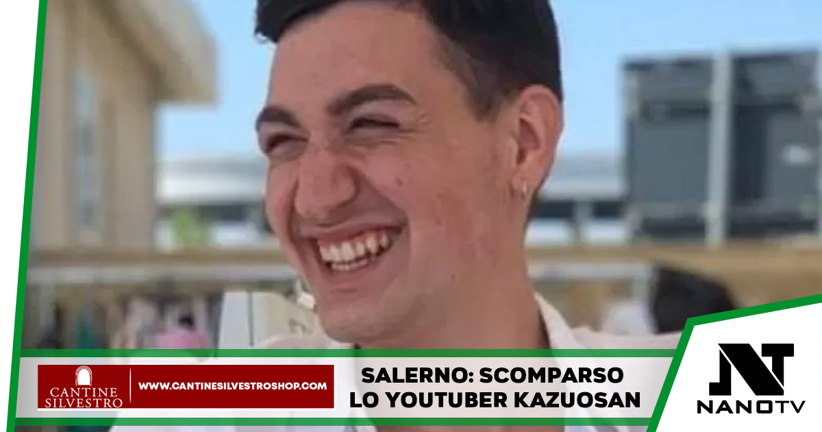 Salerno: scomparso lo youtuber Kazuosan