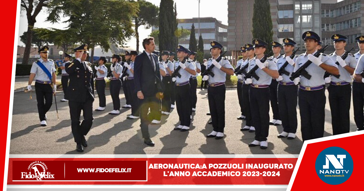 Aeronautica Militare: a Pozzuoli inaugurato l’anno accademico 2023-2024