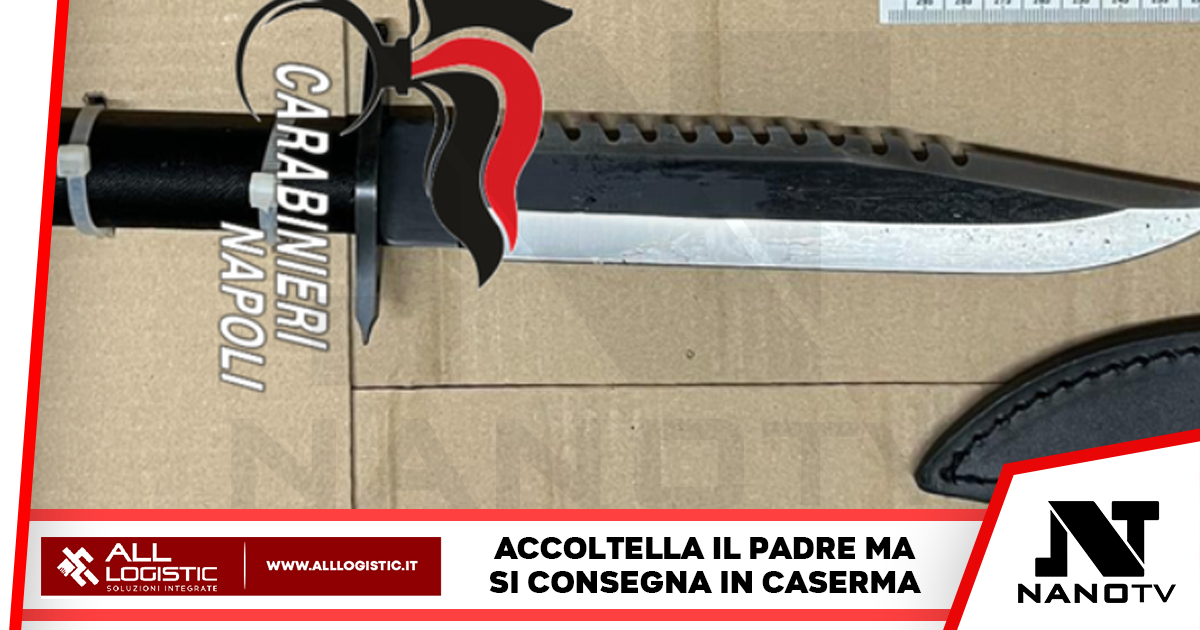 Giugliano: uomo accoltella il padre e si consegna ai Carabinieri