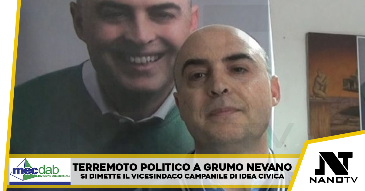 L’amministrazione Maisto potrebbe andare a casa e Grumo tornare al voto entro maggio con le europee: si è dimesso il vicesindaco Campanile