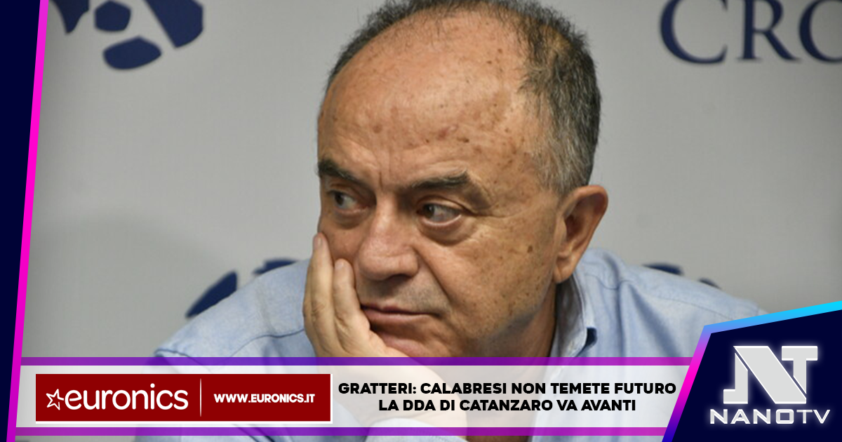 Crotone, Calabria: Gratteri, “calabresi non temete per il futuro, la Dda di Catanzaro va avanti”