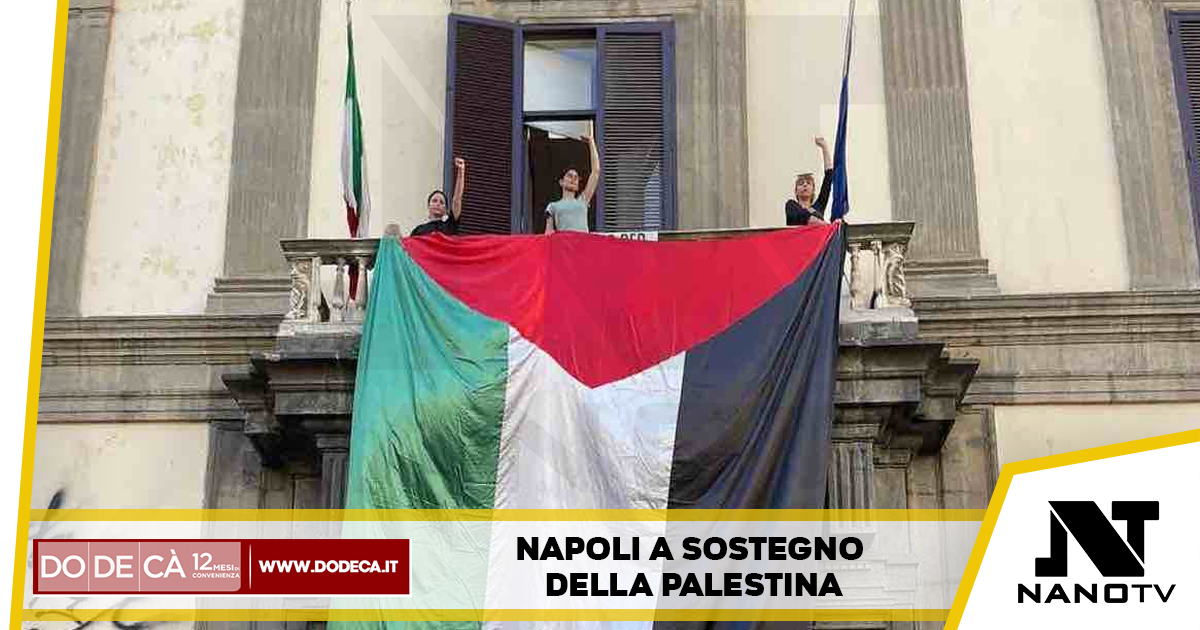 Napoli a sostegno della Palestina