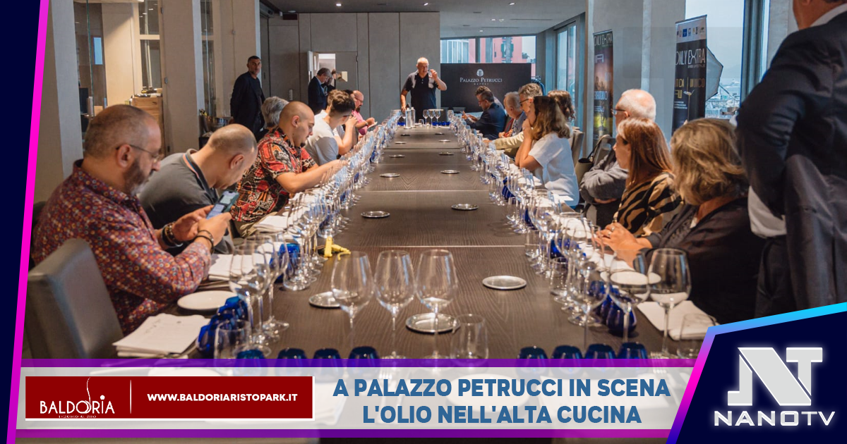 A Palazzo Petrucci in scena l’olio nell’alta cucina