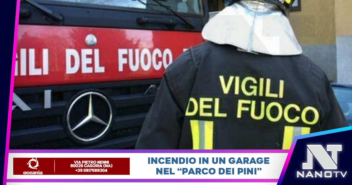 Incendio in un garage a Casoria: quattro auto coinvolte e famiglie evacuate