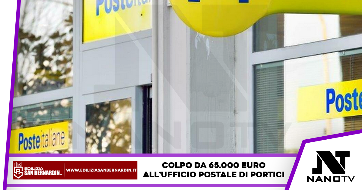 Rapina all’ufficio postale di Portici: fuggono con 65mila Euro in contanti