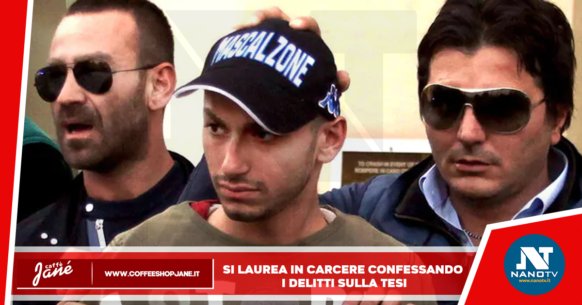 Si laurea in carcere confessando i delitti sulla tesi