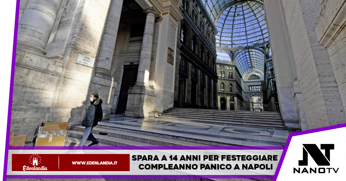 Napoli: ragazzo minorenne spara colpi a salve in Galleria Umberto e poi fugge, fermato e denunciato