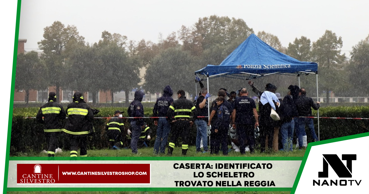 Caserta: identificato lo scheletro trovato nella Reggia