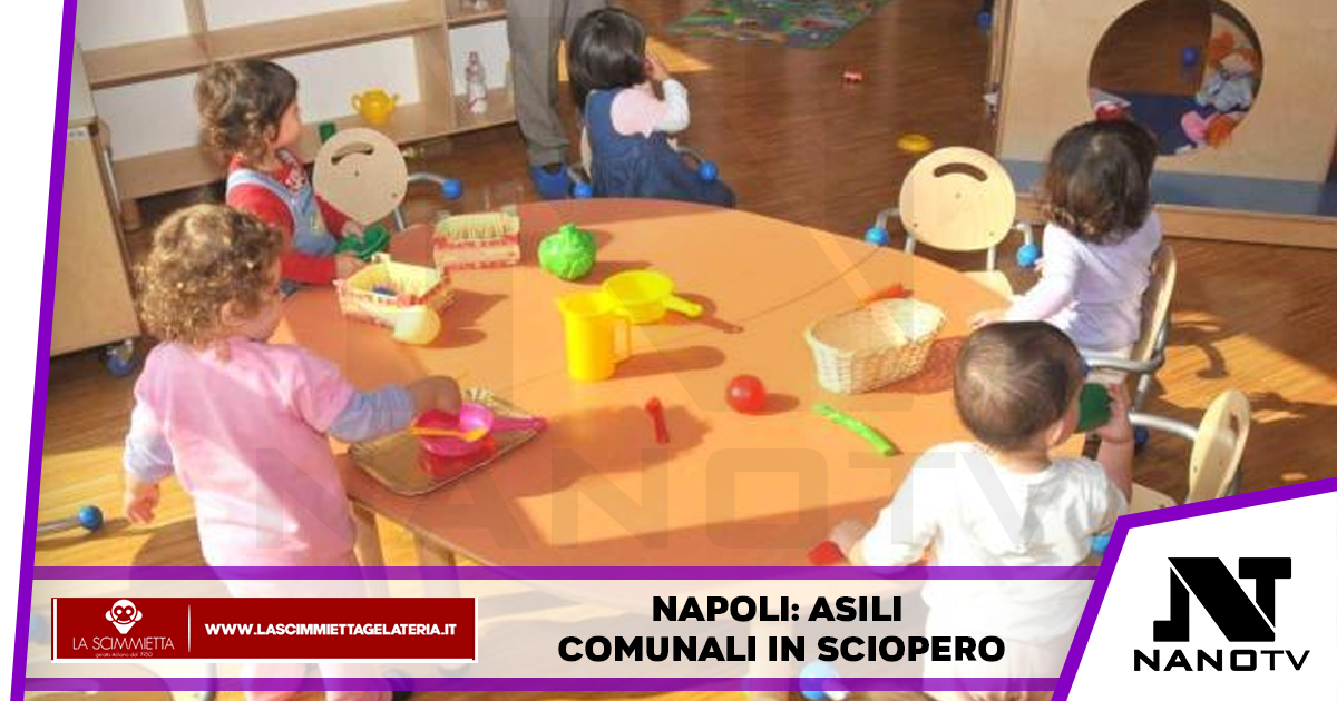 Napoli: asili comunali in sciopero