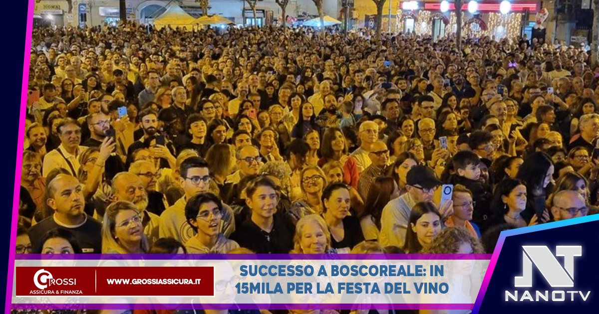 Successo a Boscoreale: in 15mila per la Festa del Vino