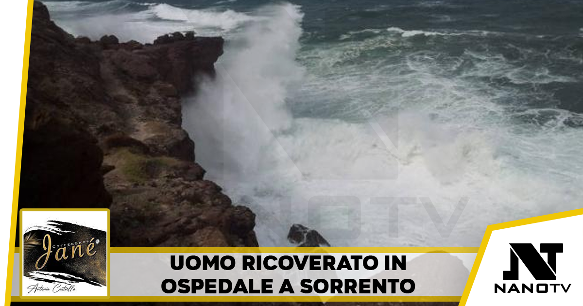 Onda anomala lo trascina in mare mentre pesca, salvato