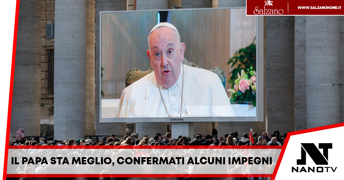 Il Papa sta meglio, confermati alcuni impegni