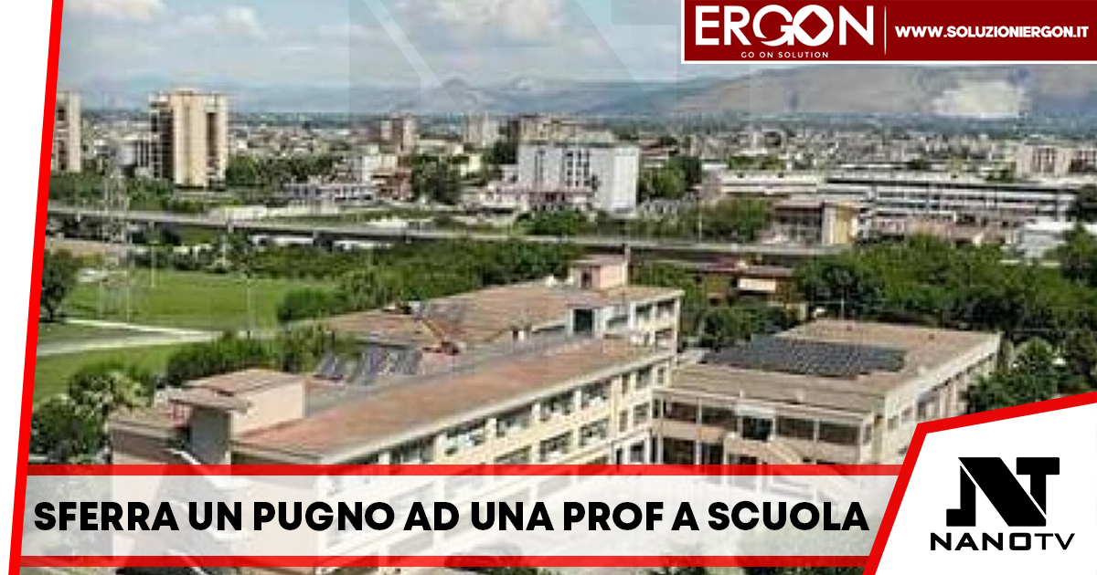 Uno studente 15enne sferra un pugno ad una prof a scuola