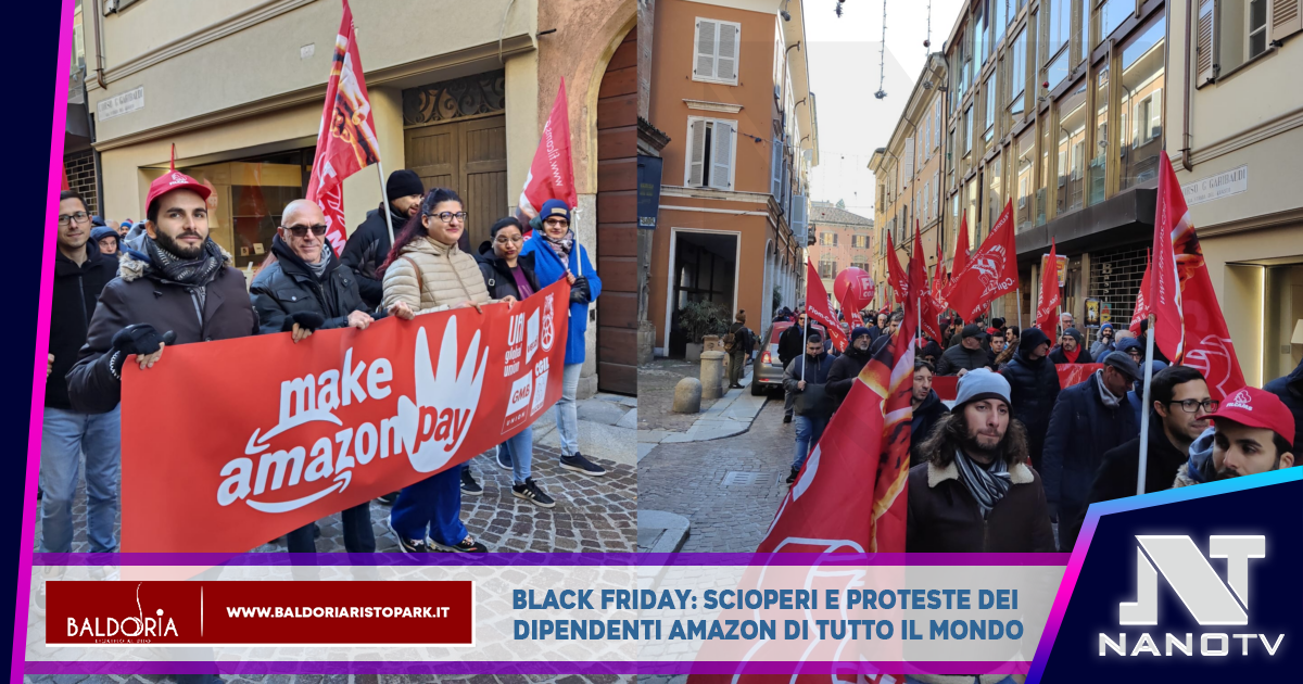 Black Friday: scioperi e proteste dei dipendenti Amazon di tutto il mondo