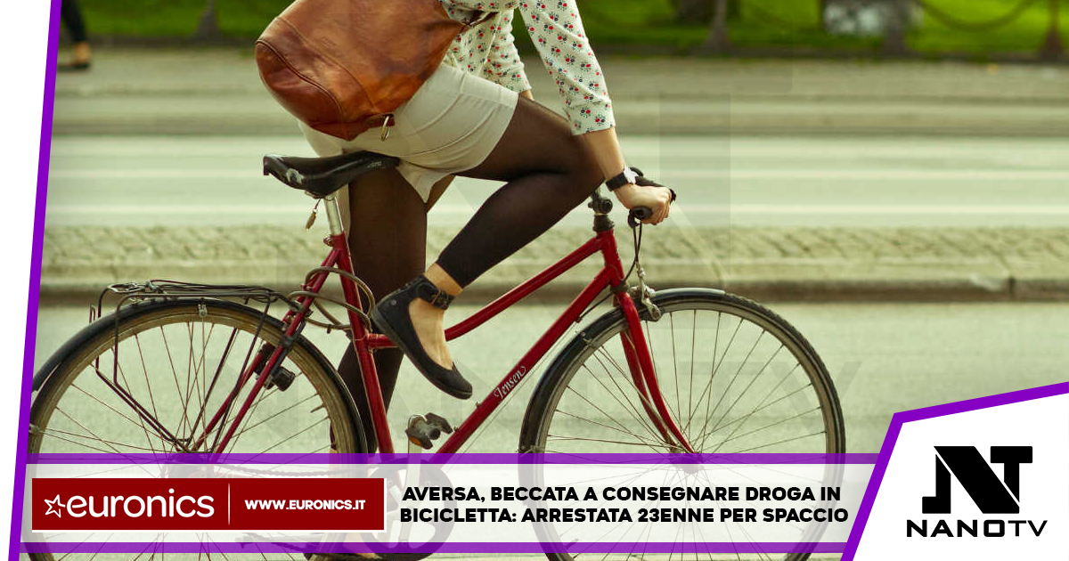 Aversa, beccata a consegnare droga in bicicletta: arrestata 23enne per spaccio