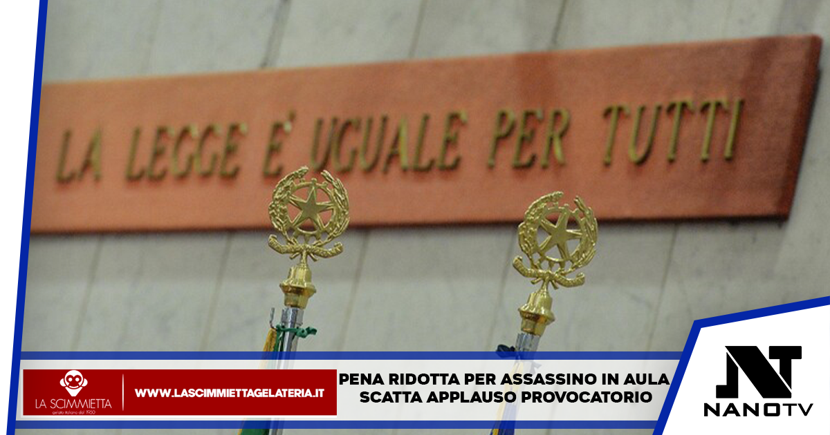 Napoli: Pena ridotta per l’assassino, in aula scatta applauso provocatorio dai familiari della vittima