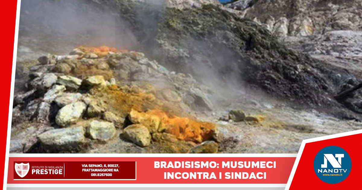 Campi Flegrei: incontro tra il ministro Musumeci e i Sindaci dei Comuni interessati