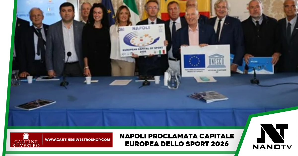 Napoli eletta “Capitale Europea dello Sport 2026” dalla federazione Aces Europe