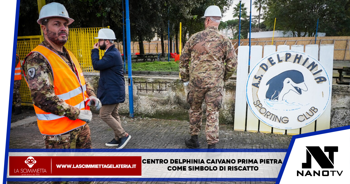 Caivano, Napoli: Centro Delphinia, a Caivano posa della prima pietra come simbolo di riscatto