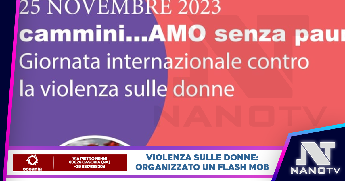 Cammini…AMO senza paura: il flash mob per la violenza sulle donne