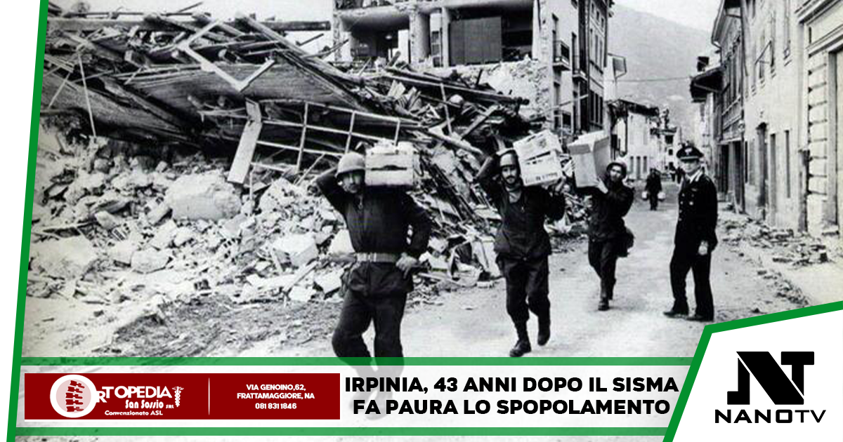 Bisaccia, Avellino: Terremoto del 1980 in Irpinia, 43 anni dopo il sisma oggi fa paura lo spopolamento