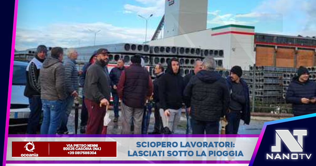 Sciopero di 8 ore allo stabilimento Rdb-Italprefabbricati: protesta dei lavoratori edili
