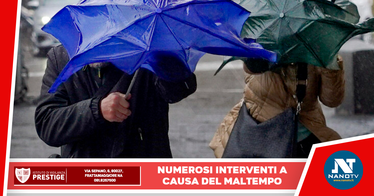 Interventi dei vigili del fuoco a Napoli a causa della pioggia: situazioni di emergenza e prevenzione