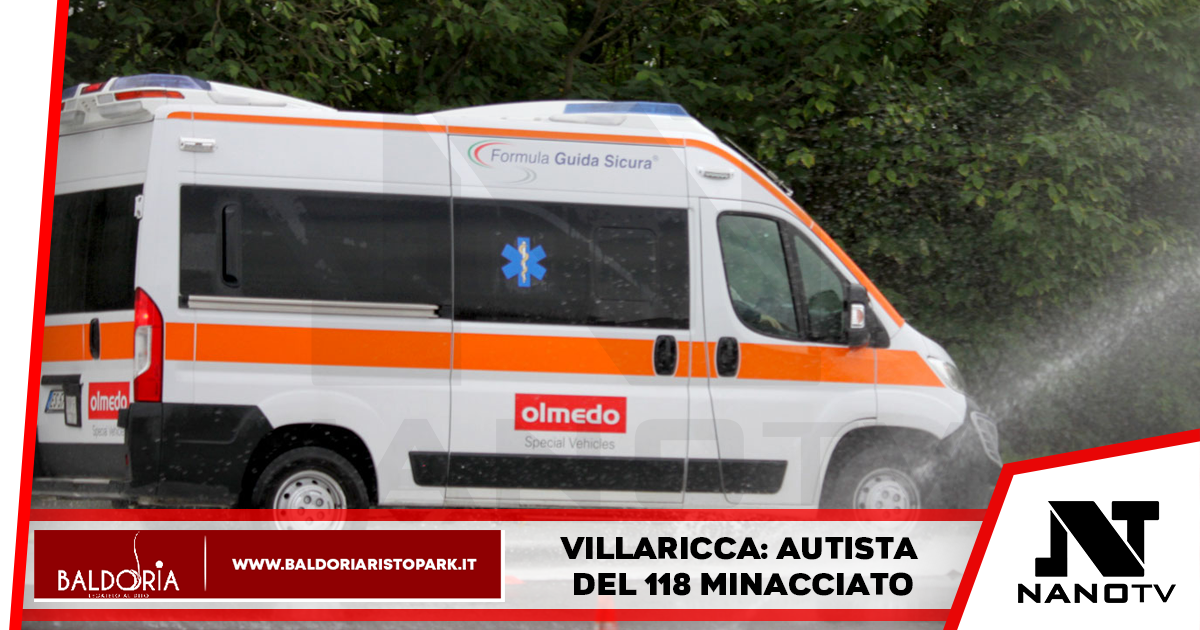 Villaricca: autista del 118 minacciato