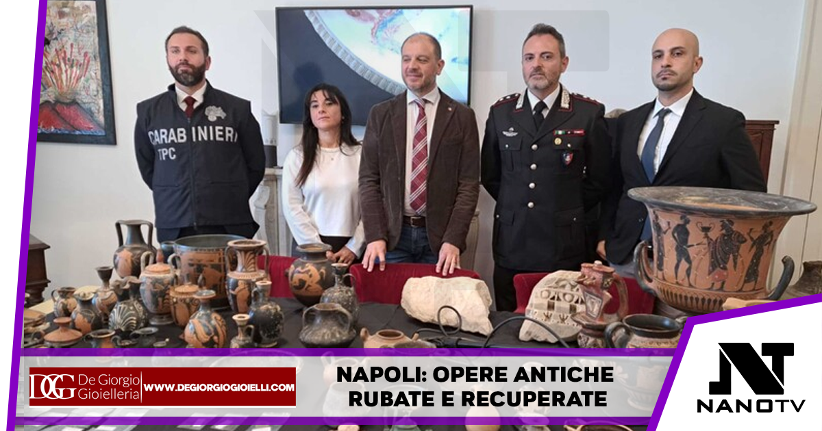 Napoli: opere antiche rubate e recuperate