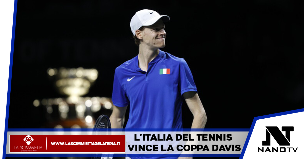 La nazionale di tennis italiana ha vinto la “Coppa Davis” con le vittorie di Arnaldi e Sinner in finale