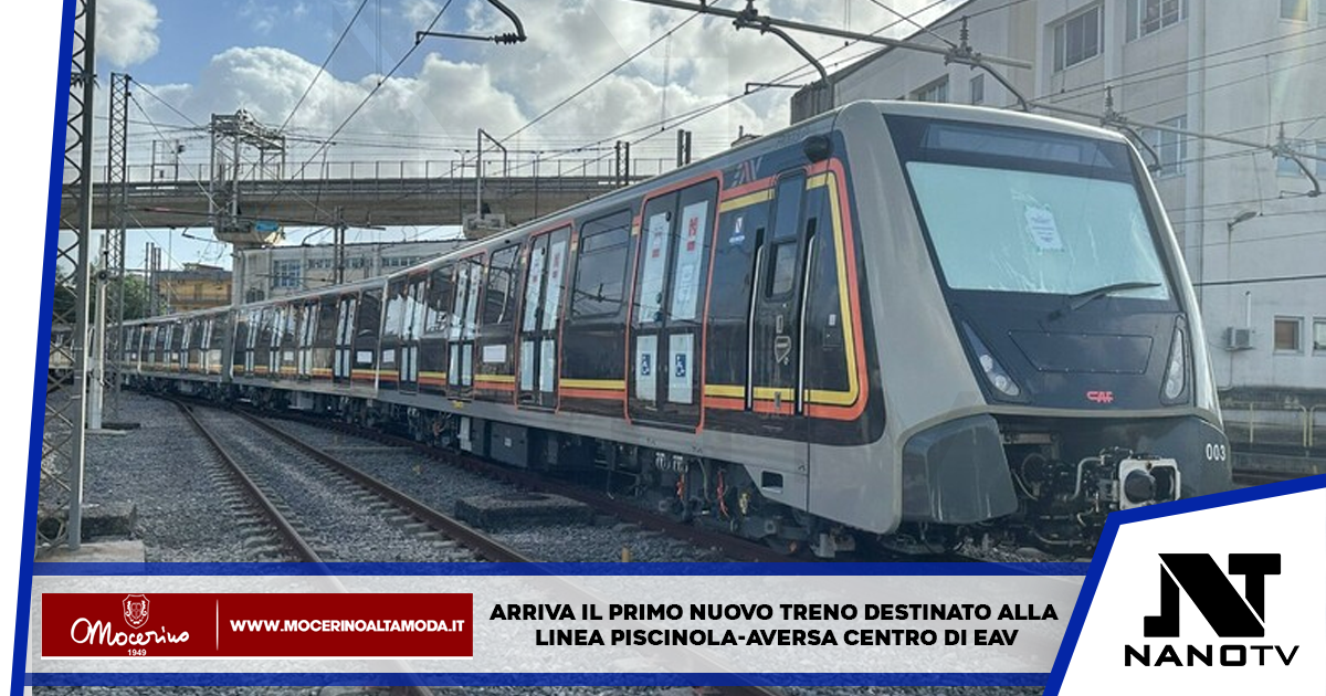 Arriva il primo nuovo treno destinato alla linea Piscinola-Aversa Centro di Eav