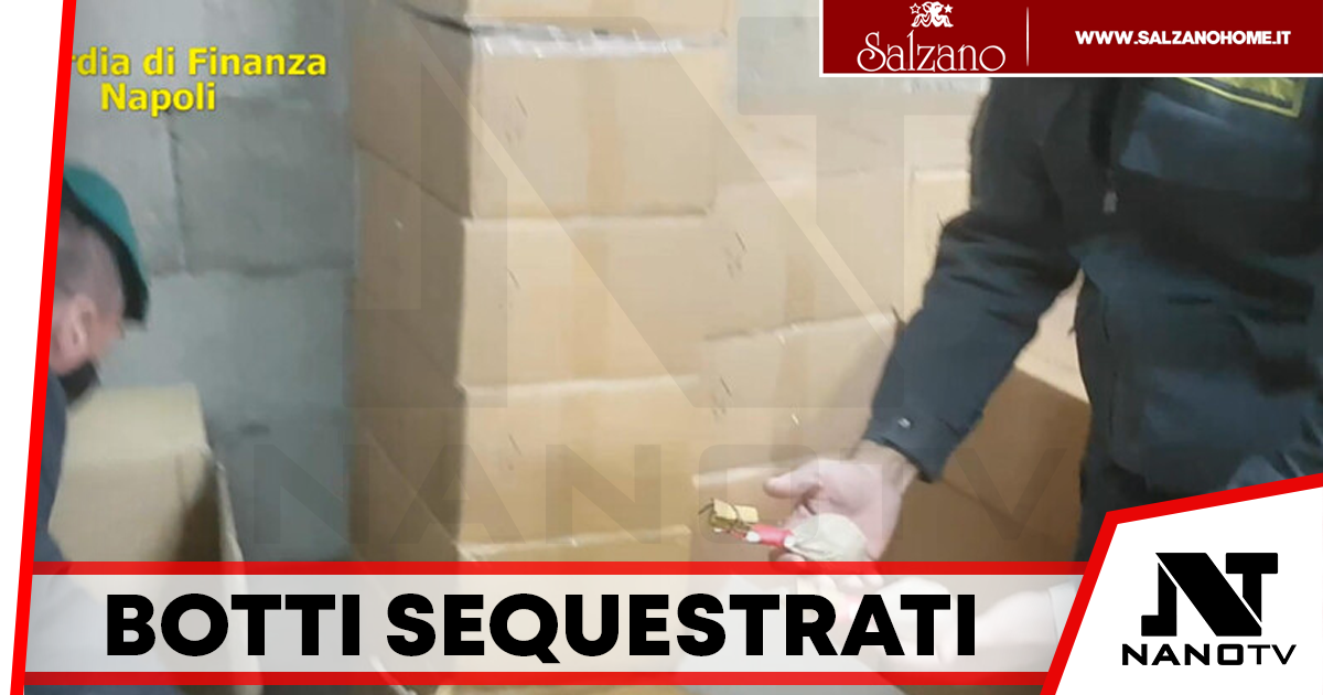 Operazione Gdf, sequestrati oltre 1,2 tonnellate di botti