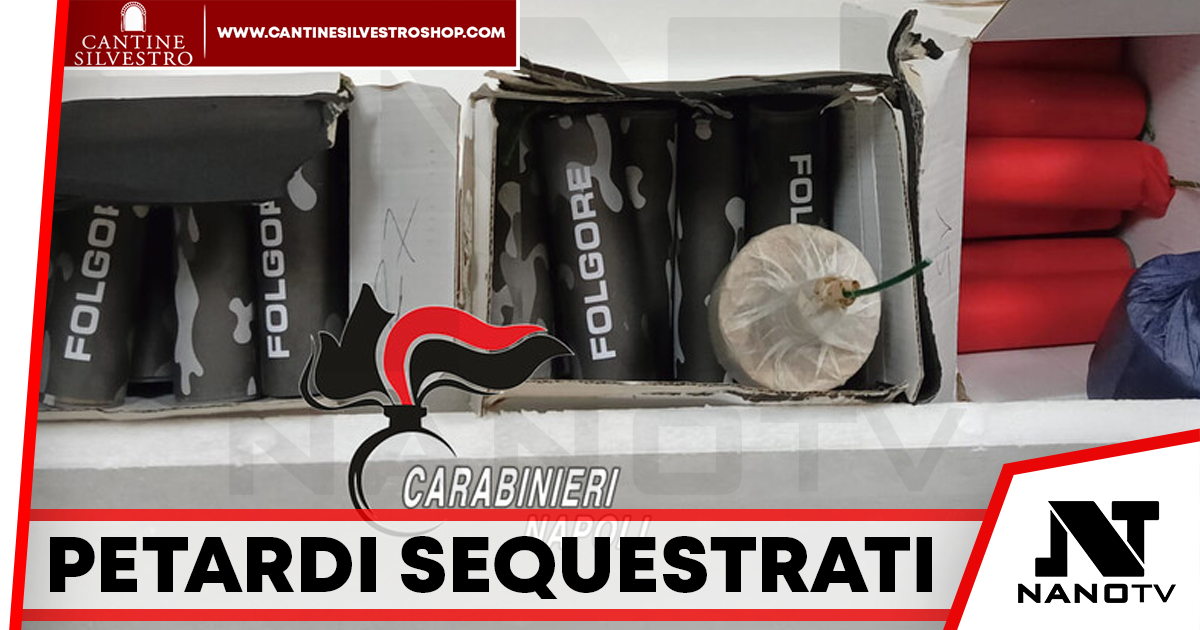 Oltre 1500 petardi sequestrati dai Carabinieri nel Napoletano