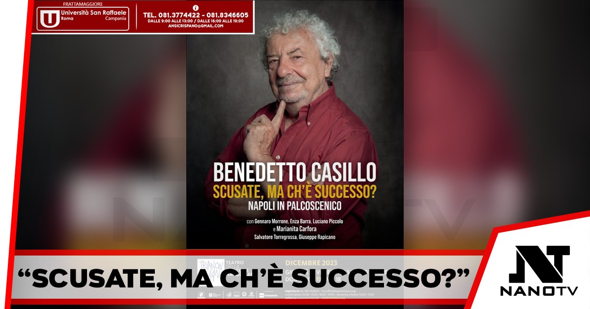 Al Trianon Viviani, Benedetto Casillo e il cavalluccio rosso