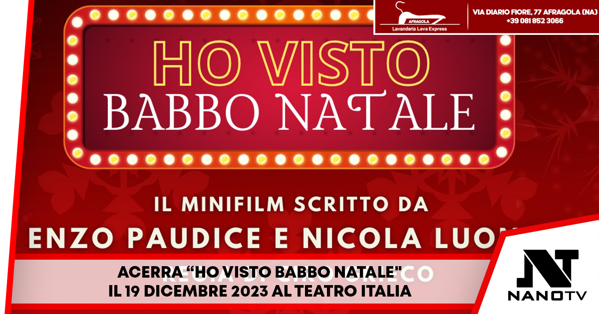 “Ho visto Babbo Natale” – Il Mini Film Natalizio di Enzo Paudice e Nicola Luongo