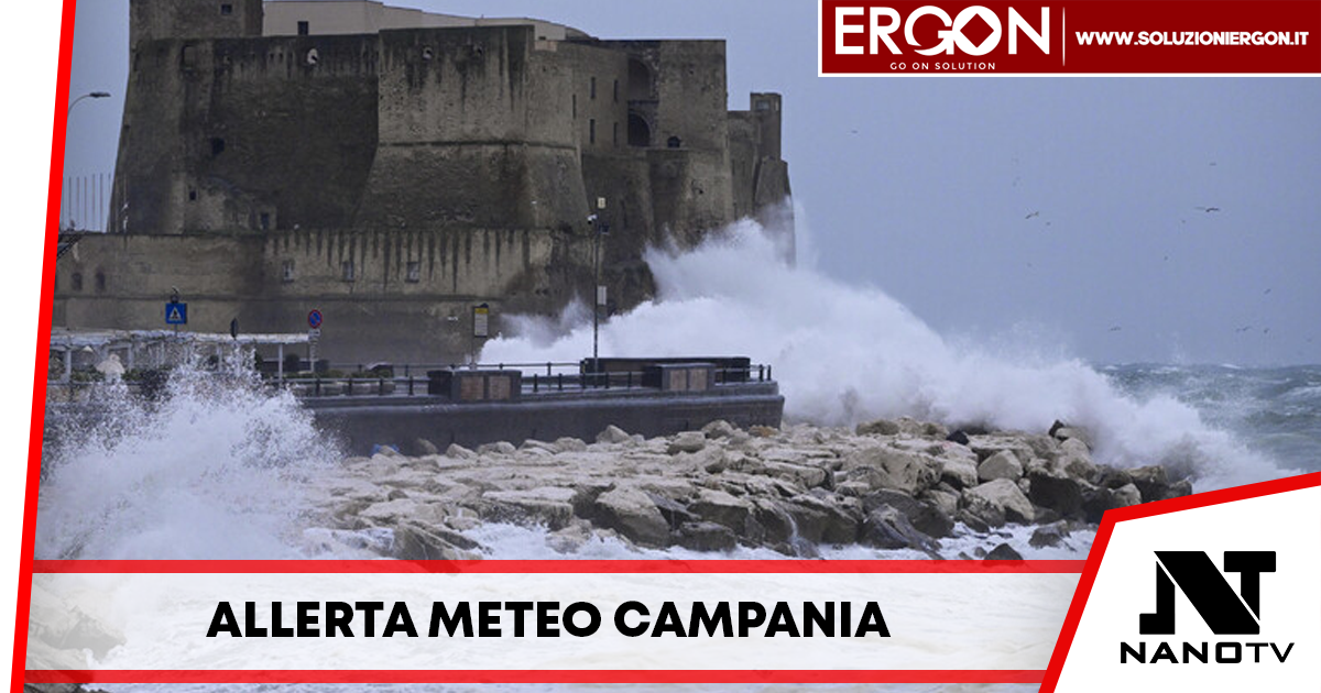 Allerta meteo per vento forte in Campania venerdì e sabato