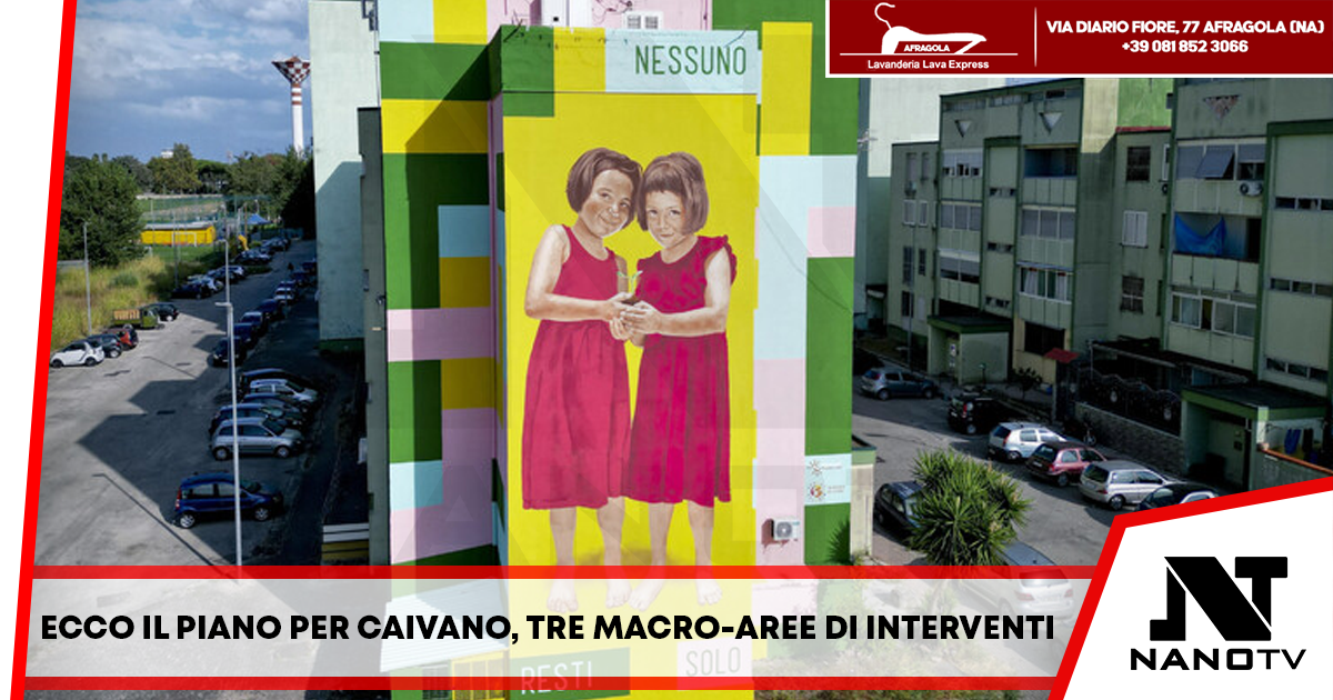 Ecco il piano per Caivano, tre macro-aree di interventi