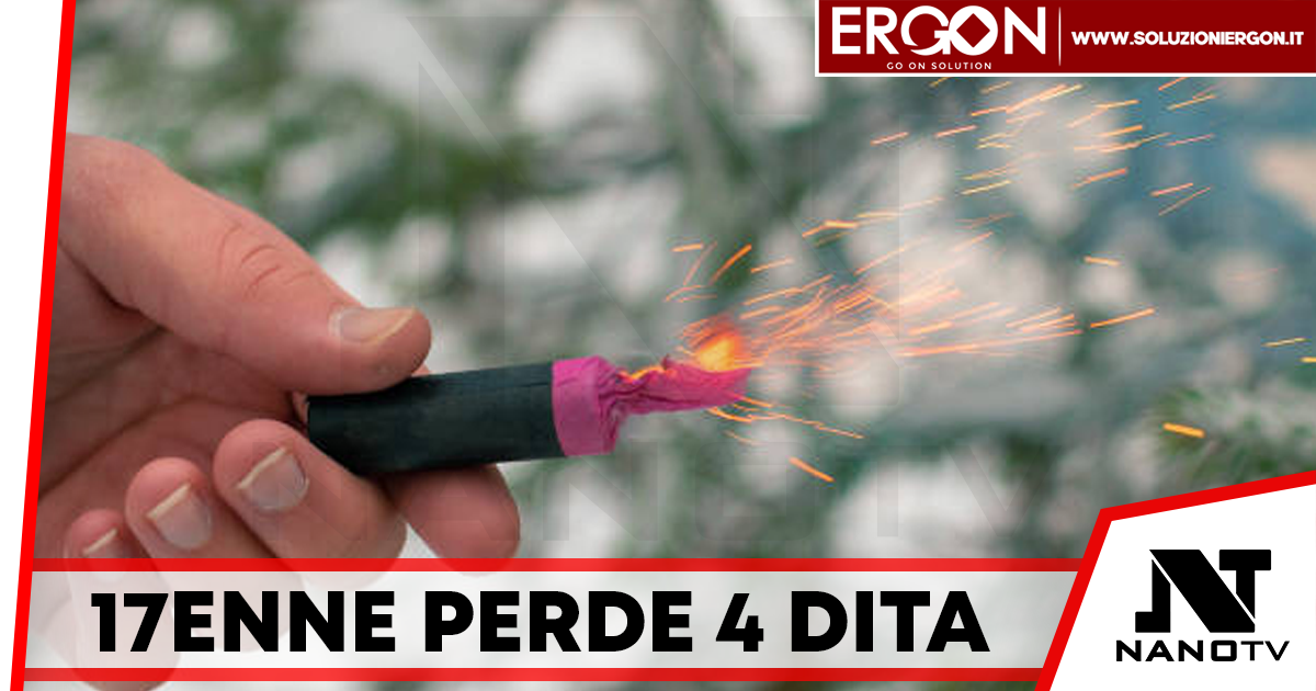 Tragedia a Maddaloni: 17enne perde quattro dita a causa di un petardo