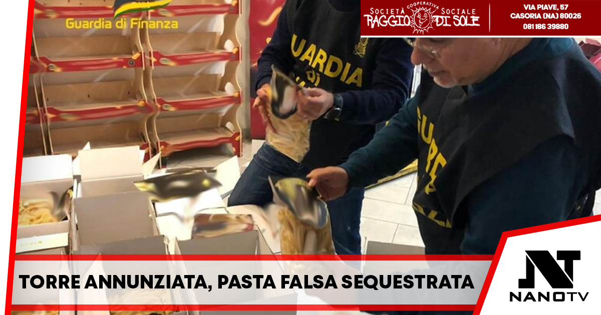 Falsa pasta Igp Gragnano sequestrata in pastificio consorziato