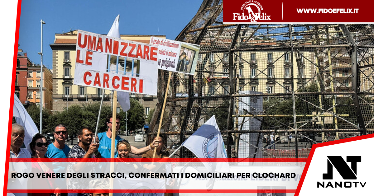 Rogo Venere degli Stracci, confermati i domiciliari per clochard