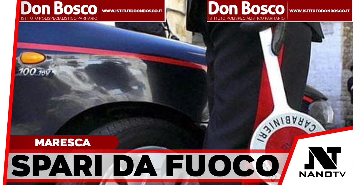 Maresca, spari di arma da fuoco