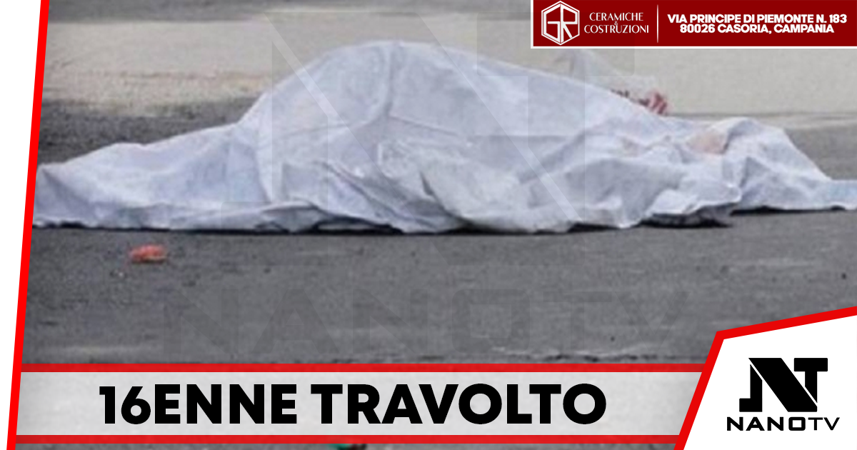 Tragedia a Cagliari: Giovanissimo di 16 anni travolto e ucciso mentre attraversava via Peretti