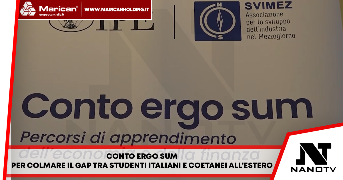 Napoli – Conto ergo sum, per colmare il gap tra studenti italiani e coetanei all’estero