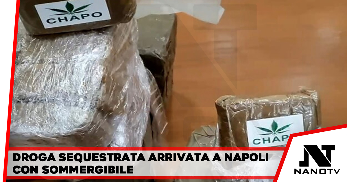Droga sequestrata arrivata a Napoli con sommergibile