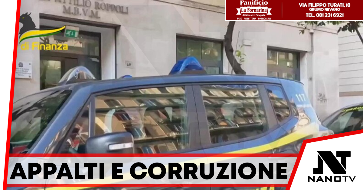 Appalti e corruzione, undici misure cautelari a Napoli