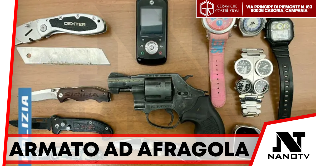 Arrestato a Afragola: Uomo Armato Fermo ai Salicelle dalla Polizia di Stato