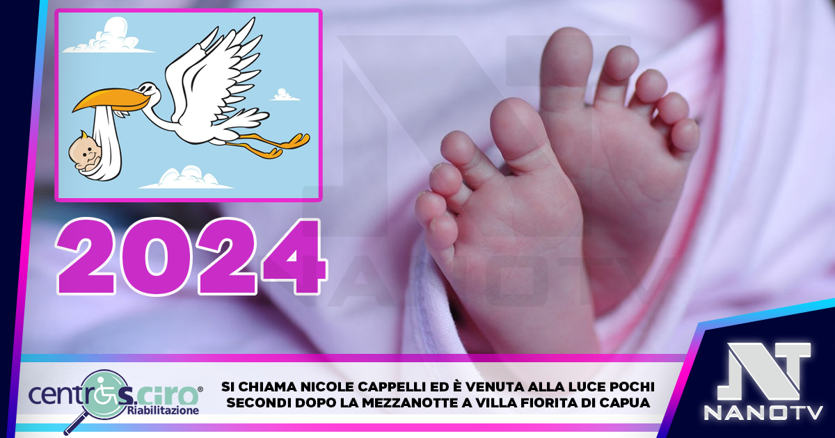 Nasce a Capua, in provincia di Caserta la prima bimba nata in Italia nel 2024